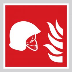 Autocollant Panneau Équipements de lutte contre l'incendie - ISO7010 - F004B