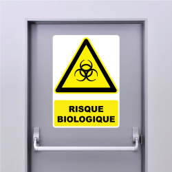 Sticker Panneau Risque Biologique