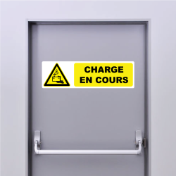 Sticker Pictogramme charge en cours