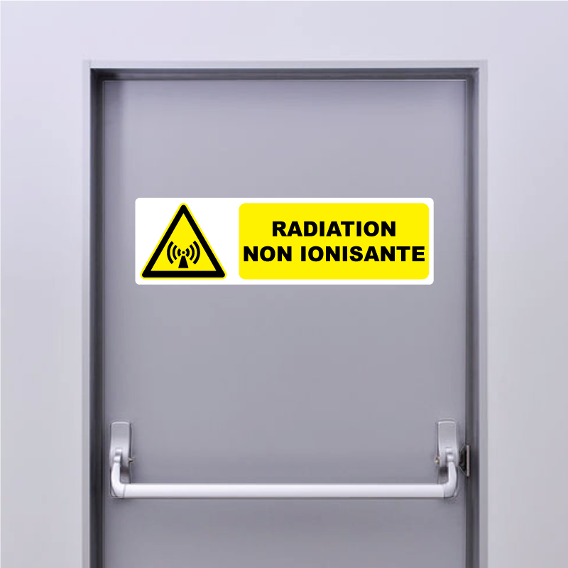 Sticker Panneau Radiations non ionisantes